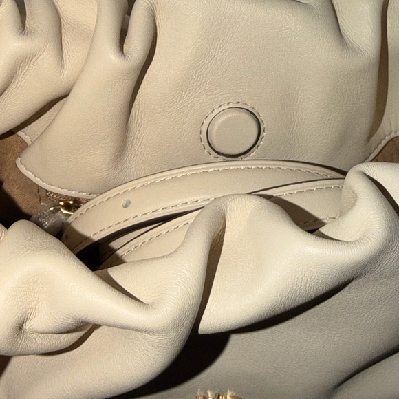 Coach Beige Shoulder Bag with Gold Accents - Picture 6 of 6